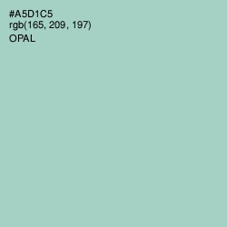 #A5D1C5 - Opal Color Image