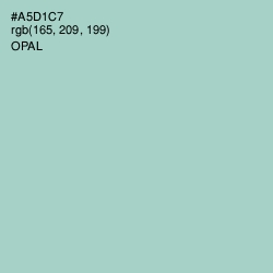 #A5D1C7 - Opal Color Image