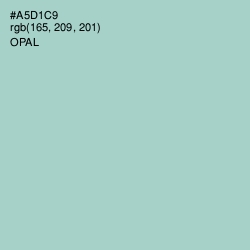 #A5D1C9 - Opal Color Image