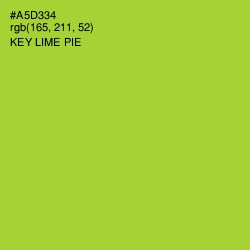 #A5D334 - Key Lime Pie Color Image