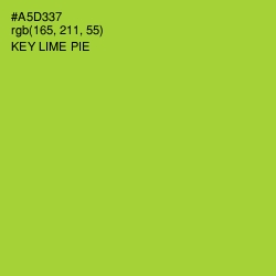 #A5D337 - Key Lime Pie Color Image