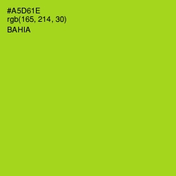 #A5D61E - Bahia Color Image