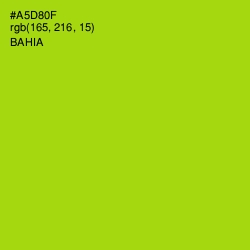 #A5D80F - Bahia Color Image