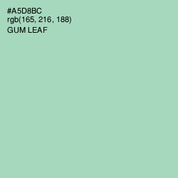 #A5D8BC - Gum Leaf Color Image