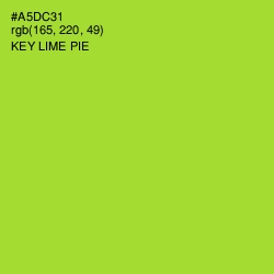 #A5DC31 - Key Lime Pie Color Image