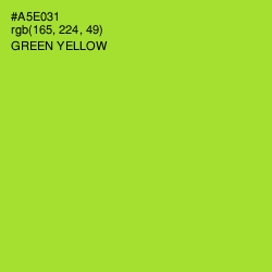 #A5E031 - Green Yellow Color Image