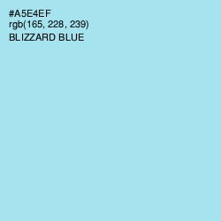 #A5E4EF - Blizzard Blue Color Image