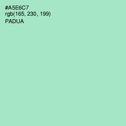 #A5E6C7 - Padua Color Image