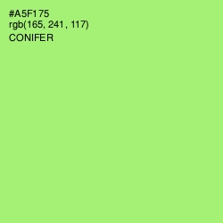 #A5F175 - Conifer Color Image