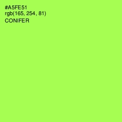 #A5FE51 - Conifer Color Image