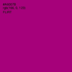 #A6007B - Flirt Color Image