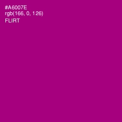#A6007E - Flirt Color Image