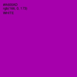 #A600AD - Violet Eggplant Color Image