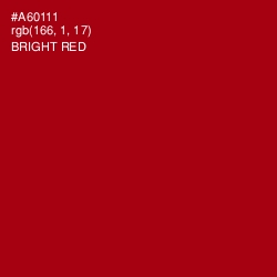 #A60111 - Bright Red Color Image