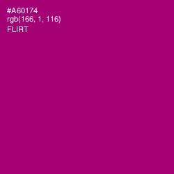 #A60174 - Flirt Color Image