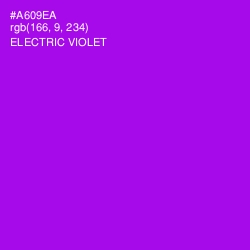 #A609EA - Electric Violet Color Image