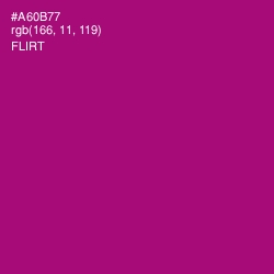 #A60B77 - Flirt Color Image