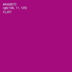 #A60B7D - Flirt Color Image