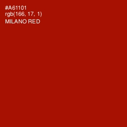 #A61101 - Milano Red Color Image