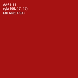 #A61111 - Milano Red Color Image