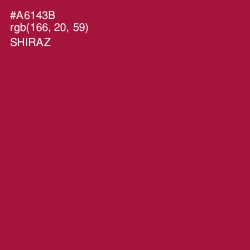 #A6143B - Shiraz Color Image