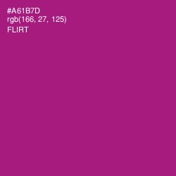 #A61B7D - Flirt Color Image