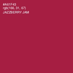 #A61F43 - Jazzberry Jam Color Image