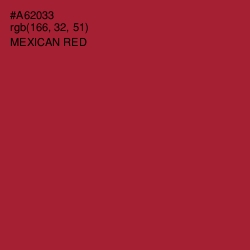 #A62033 - Mexican Red Color Image