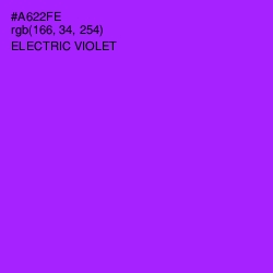 #A622FE - Electric Violet Color Image