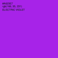 #A623E7 - Electric Violet Color Image