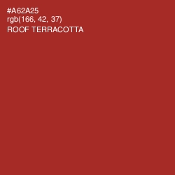 #A62A25 - Roof Terracotta Color Image