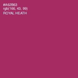 #A62B63 - Royal Heath Color Image