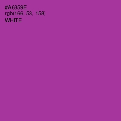 #A6359E - Medium Red Violet Color Image