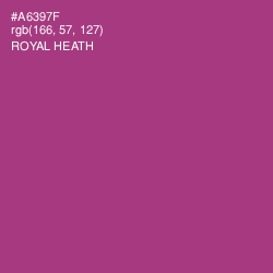 #A6397F - Royal Heath Color Image