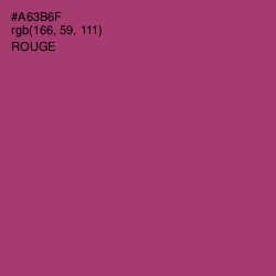 #A63B6F - Rouge Color Image