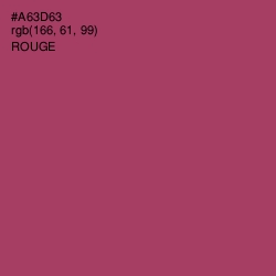 #A63D63 - Rouge Color Image