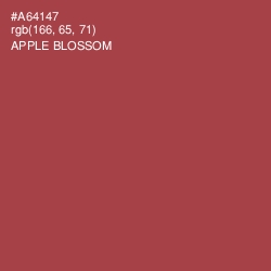 #A64147 - Apple Blossom Color Image