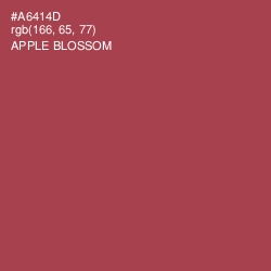 #A6414D - Apple Blossom Color Image