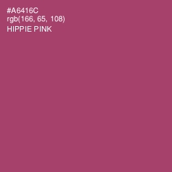 #A6416C - Hippie Pink Color Image