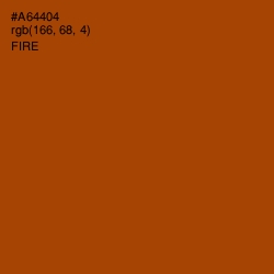 #A64404 - Fire Color Image