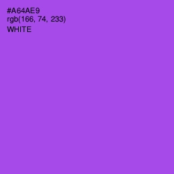 #A64AE9 - Amethyst Color Image