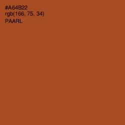 #A64B22 - Paarl Color Image