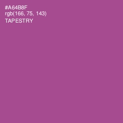 #A64B8F - Tapestry Color Image