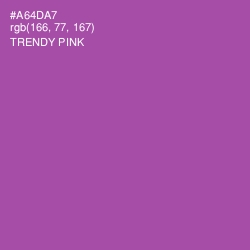 #A64DA7 - Trendy Pink Color Image