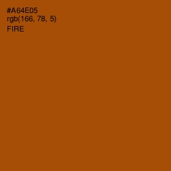 #A64E05 - Fire Color Image