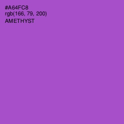 #A64FC8 - Amethyst Color Image