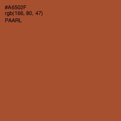 #A6502F - Paarl Color Image