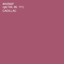 #A6566F - Cadillac Color Image