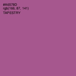 #A6578D - Tapestry Color Image