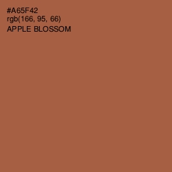 #A65F42 - Apple Blossom Color Image